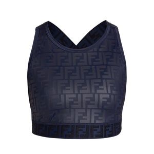 Fendi-Fendirama Cross-Back Sports Bra